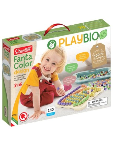 PLAYBIO ampWOOD DISENO FANTACOLOR 160 PCS