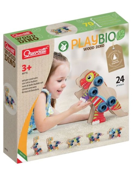 PLAYBIO DINOSAURIO MADERA 24 PZS