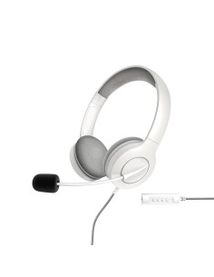 452156 auricular y casco Auriculares Alámbrico Diadema Llamadas/Música USB tipo A Blanco