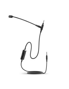 Headphones Microphone 1 Negro Micrófono de contacto