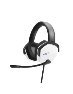 ESG 3 White Auriculares Alámbrico Banda para cuello Juego Negro, Blanco