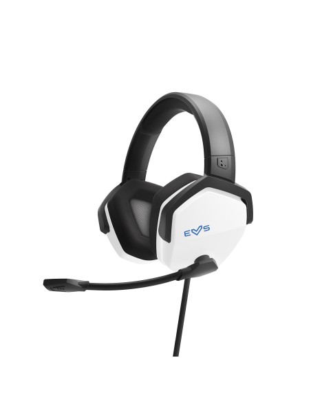 ESG 3 White Auriculares Alámbrico Banda para cuello Juego Negro, Blanco