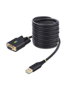 1P10FFCN-USB-SERIAL cable de serie Negro 3 m USB tipo A DB-9