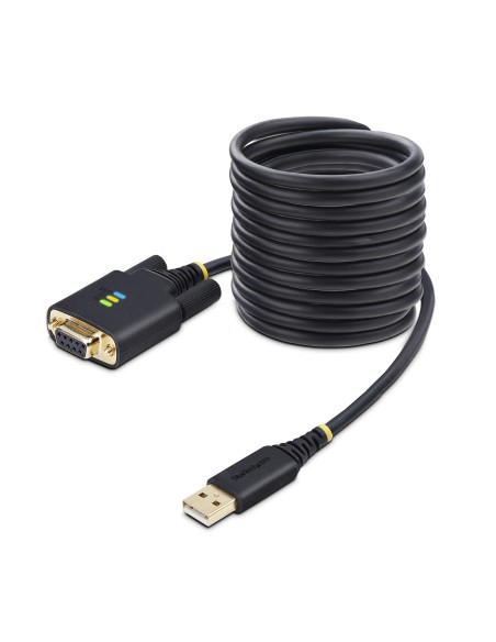1P10FFCN-USB-SERIAL cable de serie Negro 3 m USB tipo A DB-9