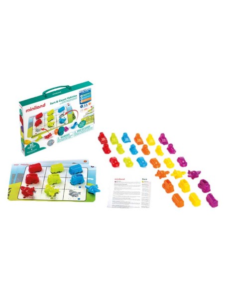JUEGO MINILAND SORT & COUNT VEHICLES 45340