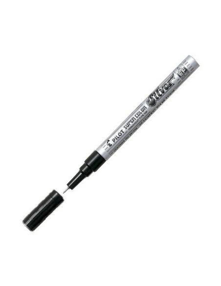 c 12 Rotulador super color sc plata punta 10mm permanente extra fino