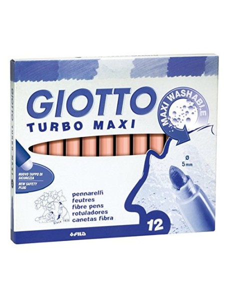 Turbo Maxi rotulador Fuerte Rosa 12 pieza(s)