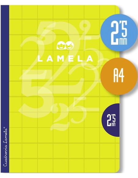 LIBRETA A4 50H 70G CUADROVIA 25MM COLORES SURTIDOS LIBRETA A4 50H 70G CUADROVIA 25MM COLORES SURTIDOS