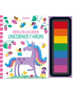 UNICORNIOS Y HADAS PINTA CON LOS DEDOS