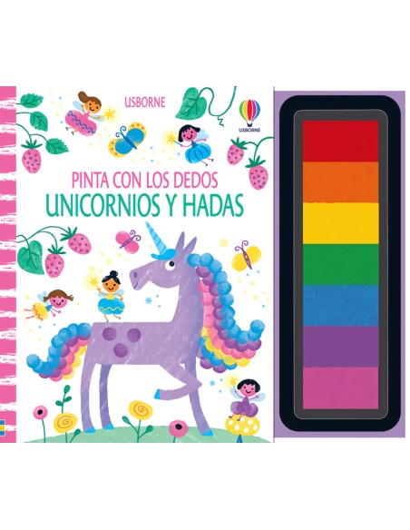 UNICORNIOS Y HADAS PINTA CON LOS DEDOS