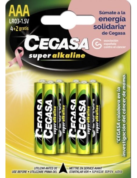 BLISTER 42 PILAS CEGASA SUPER ALCALINA AAA LR03
