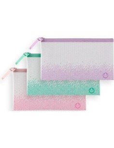 PAQ 6 BOLSA CREMALLERA A6 EVA BAG SERIE SENSE COLORES SURTI