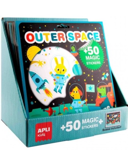 EXP 12 JUEGO DE STICKERS CON ESCENARIO