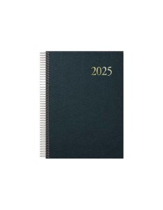DOHE AGENDA ANUAL SEGOVIA 14X20CM ESPIRAL D/P NEGRO CATALÁN 2024