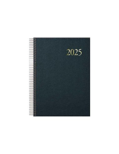 DOHE AGENDA ANUAL SEGOVIA 14X20CM ESPIRAL D/P NEGRO CATALÁN 2024