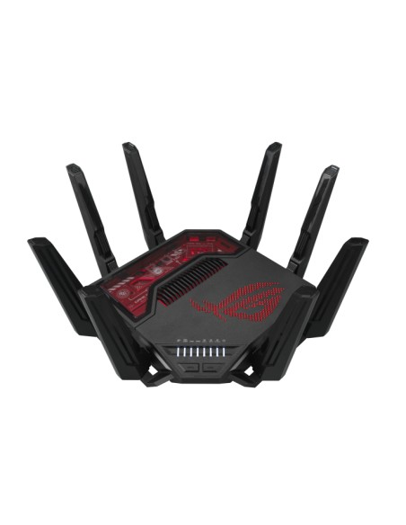 ROG Rapture GT-BE19000 router inalámbrico Multi-Gigabit Ethernet Tribanda (2.4 GHz / 5 GHz / 6 GHz) Negro, Rojo