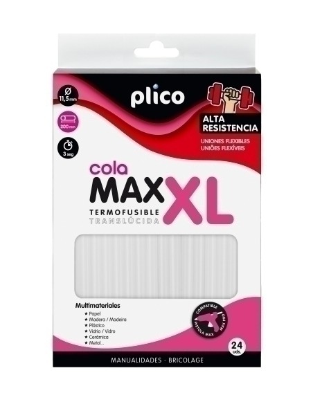 COLA TERMOFUSIBLE BARRA PLICO A.R. C/24 - Pack de 5 unidades