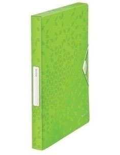 CARP.PROY.LEITZ WOW PP A4 GOM.3 cm VERDE - Pack de 5 unidades