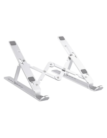 iClick Notebook Aluminium Stand Soporte para ordenador portátil y tableta Plata 43,2 cm (17")