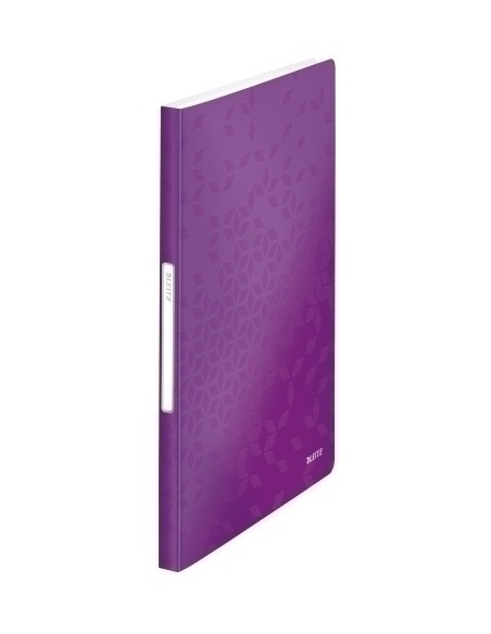 TARIF.LEITZ WOW PP A4 40 F. VIOLETA - Pack de 10 unidades