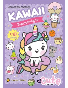 Juego y coloreo con stickers Kawaii 2