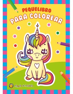 Pequelibro para colorear 2 Unicornio