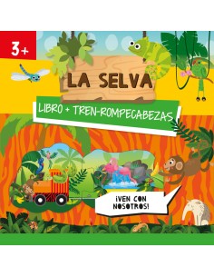 La selva Tren Rompecabezas 