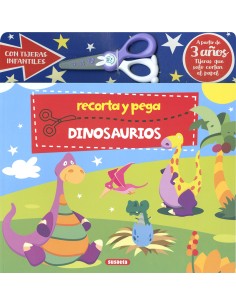 Recorta y pega dinosaurios