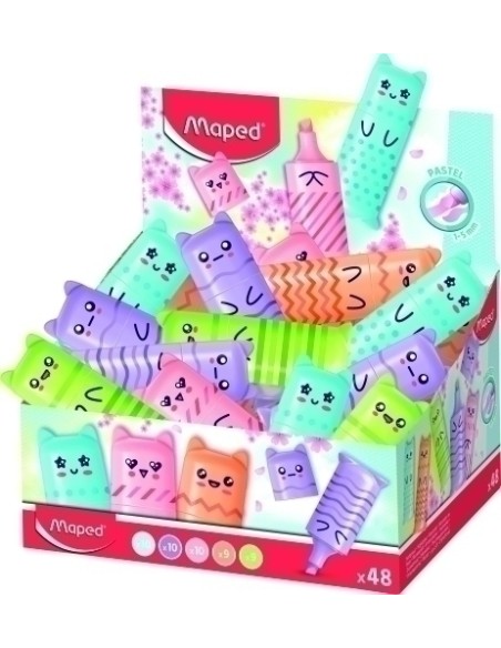 ROTUL. FLUOR MAPED PASTEL MINI EXP.48