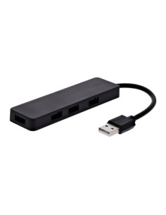 HUBUSBFIRST base para portátil y replicador de puertos Alámbrico USB 2.0 Negro