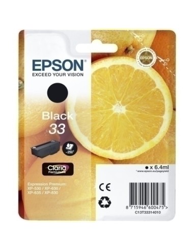 CARTUCHO EPSON T333140 NEGRO XP350*XP630/XP635/XP830