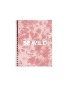 NB 4 MIQUEL RIUS CART. 5X5 A4 TIE DYE 120H ROSA