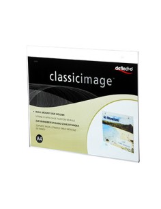 46901 portacartel y stand de información Portacarteles A4 Poliestireno (PS) Transparente