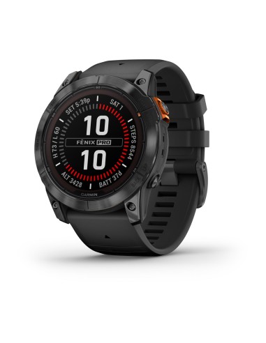 fenix 7X Pro 3,56 cm (1.4") MIP 51 mm Digital 280 x 280 Pixeles Pantalla táctil Gris Wifi GPS (satélite)