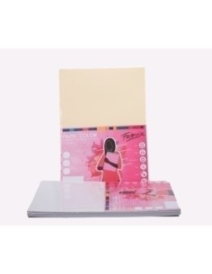 PAPEL VERJUR.A4 FABRISA 100g 100h CREMA