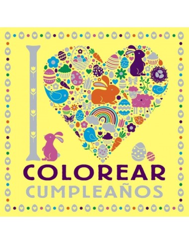 I LOVE colorear cumpleanos