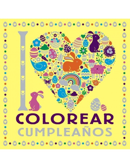 I LOVE colorear cumpleanos