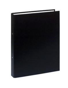 54371E carpeta de cartón A4 Negro