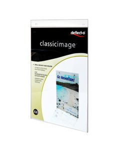 47001 portacartel y stand de información Portacarteles A4 Poliestireno (PS) Transparente