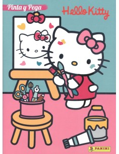 PINTA Y PEGA HELLO KITTY