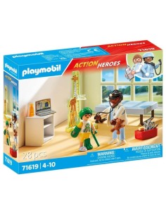PEDIATRA CON OSITO DE PELUCHE PLAYMOBIL