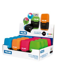 4706116 sacapuntas Sacapuntas manual Azul, Verde, Naranja, Rosa