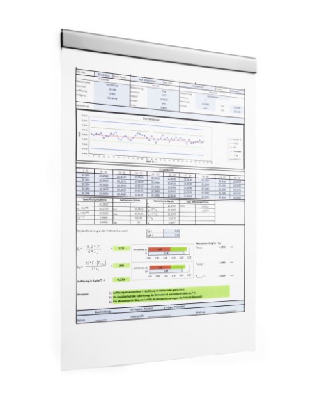 DURAFIX Rail 210 mm archivador Plata