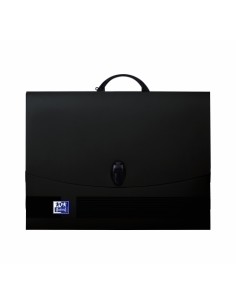 CARPETA DIBU. OXFORD A3+ C/ASA NEGRA - Pack de 6 unidades
