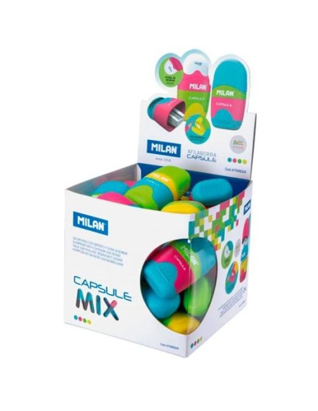 MILAN AFILABORRAS CAPSULE MIX - CUBO EXPOSITOR 24U-