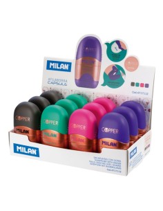 4717112 sacapuntas Sacapuntas manual Negro, Verde, Lila, Rosa