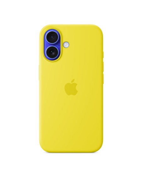 Funda de silicona con MagSafe para el iPhone 16 - Amarillo carambola