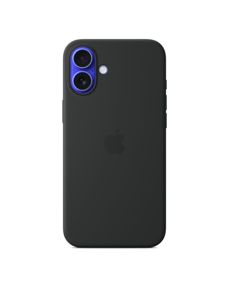 Funda de silicona con MagSafe para el iPhone 16 Plus - Negro