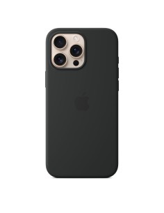 Funda de silicona con MagSafe para el iPhone 16 Pro Max - Negro