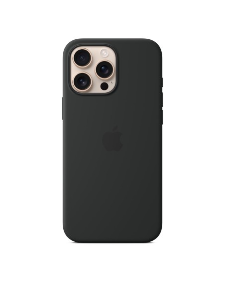 Funda de silicona con MagSafe para el iPhone 16 Pro Max - Negro